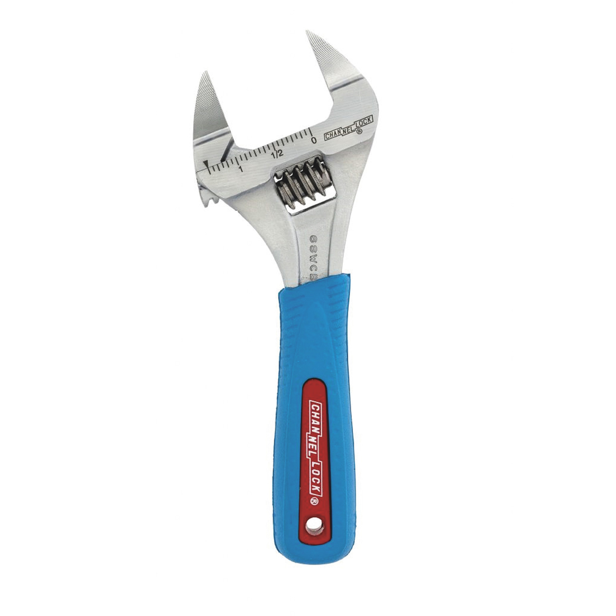 Channellock WideAzz Xtra Slim Jaw Adjustable Wrench, 6in., Model# 6SWCB